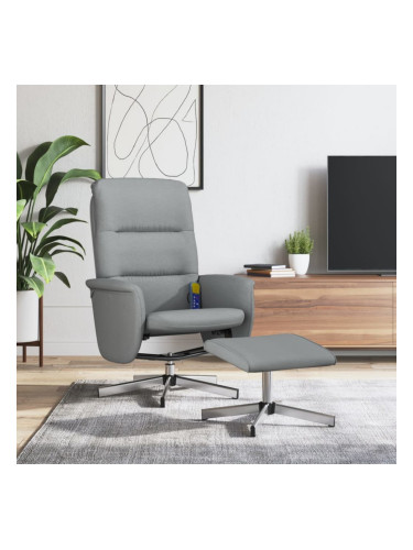 Sonata H Масажен наклоняем стол с табуретка, светлосив, текстил