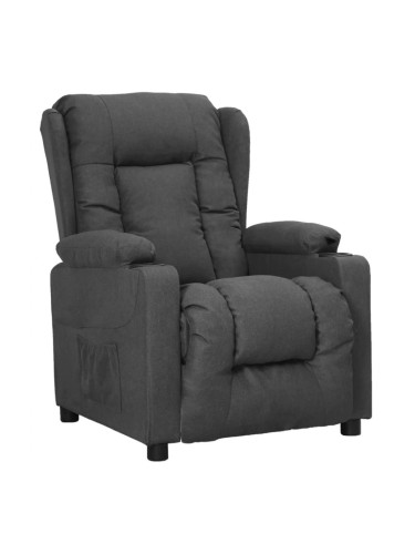 Sonata H Реклайнер, тъмносив, текстил