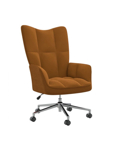 Sonata H Релакс стол, кафяв, кадифе