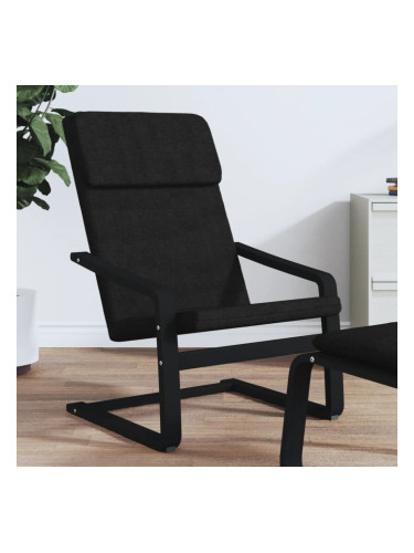 Sonata H Релакс стол, черен, текстил