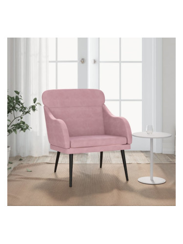 Sonata H Кресло, розово, 63x76x80 см, кадифе