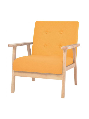 Sonata H Фотьойл, жълт, текстил