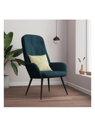 Sonata H Релакс стол, син, кадифе