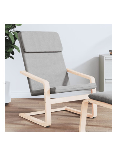 Sonata H Релакс стол, светлосив, текстил