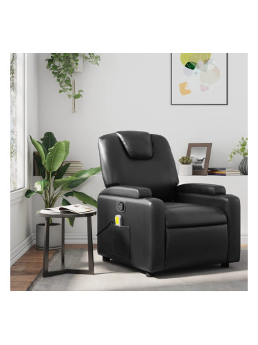 Sonata H Масажен наклоняем стол, черен, изкуствена кожа