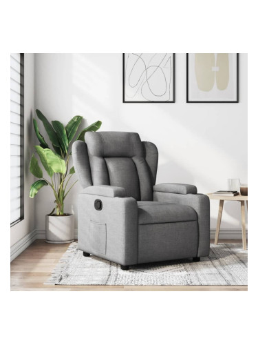 Sonata H Реклайнер, тъмносив, текстил