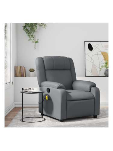 Sonata H Масажен наклоняем стол, сив, изкуствена кожа