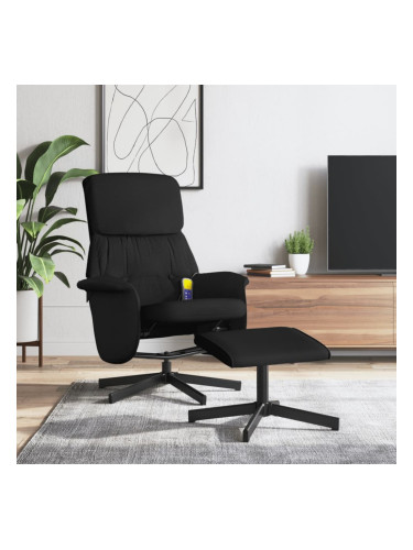 Sonata H Масажен наклоняем стол с табуретка, черен, текстил