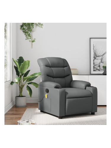 Sonata H Масажен наклоняем стол, сив, изкуствена кожа