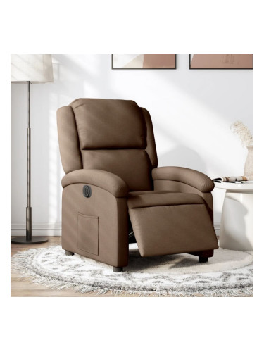 Sonata H Електрически наклоняем стол, кафяв, текстил