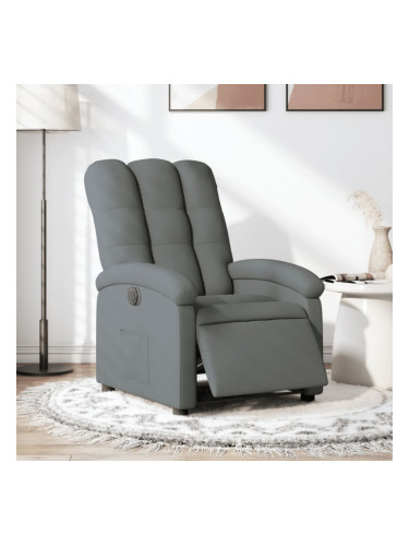 Sonata H Електрически наклоняем стол, тъмносив, текстил