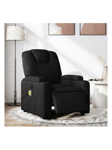 Sonata H Електрически масажен наклоняем стол, черен, текстил