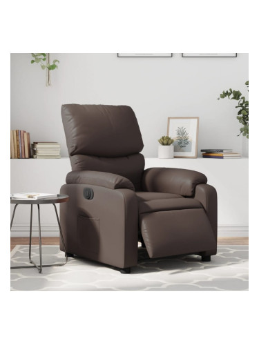 Sonata H Електрически наклоняем стол, кафяв, изкуствена кожа