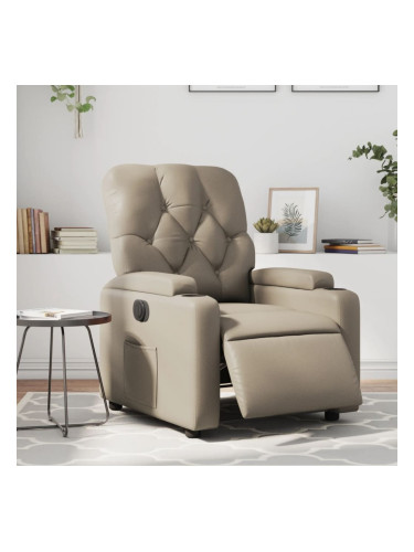 Sonata H Електрически стол реклайнер, капучино, изкуствена кожа