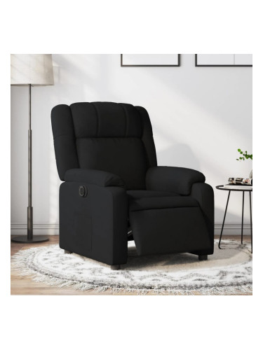 Sonata H Електрически стол реклайнер, черен, текстил