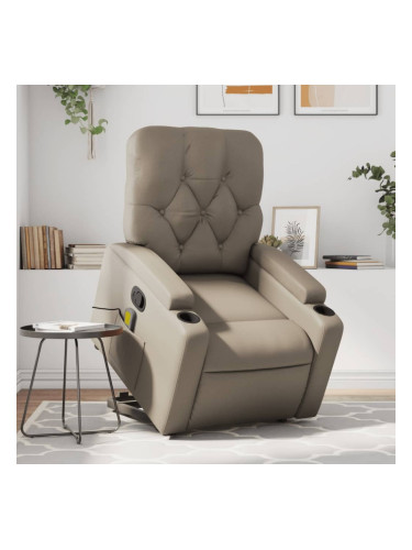 Sonata H Изправящ масажен наклоняем стол, капучино, изкуствена кожа