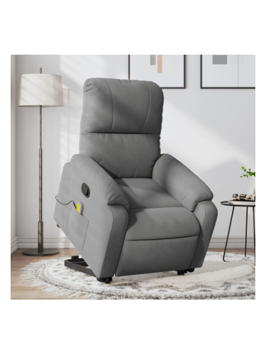 Sonata H Изправящ масажен наклоняем стол тъмносив, микрофибърен текстил