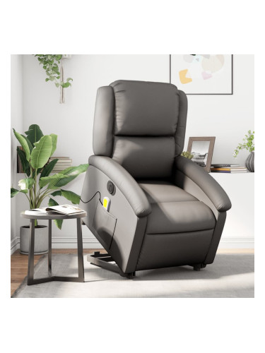 Sonata H Електрически изправящ масажен реклайнер стол, сив