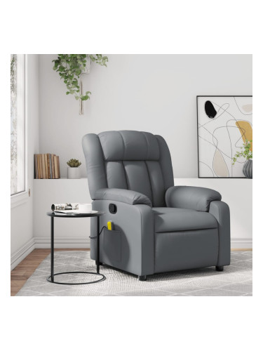 Sonata H Масажен наклоняем стол, сив, изкуствена кожа