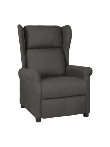 Sonata H Реклайнер, тъмносив, текстил