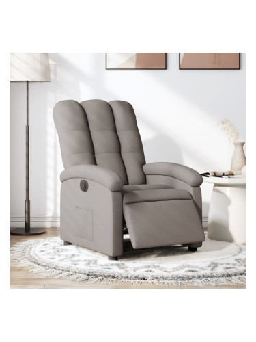 Sonata H Електрически реклайнер стол, таупе, текстил