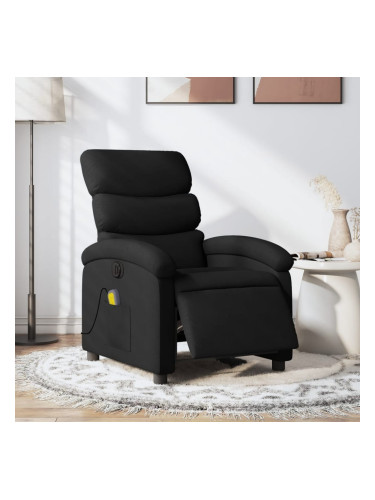 Sonata H Електрически масажен наклоняем стол, черен, текстил