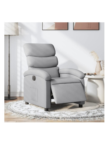 Sonata H Електрически наклоняем стол, светлосив, текстил