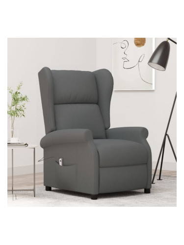 Sonata H Wingback електрически реклайнер стол, тъмносив, текстил