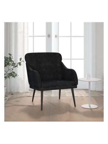 Sonata H Кресло, черно, 63x76x80 см, кадифе