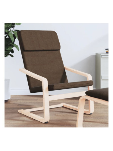 Sonata H Релакс стол, тъмнокафяв, текстил