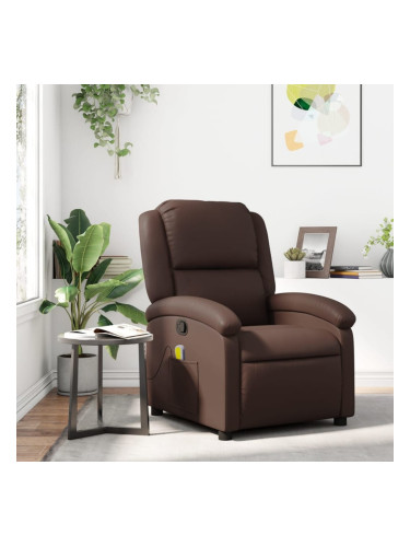 Sonata H Масажен наклоняем стол, кафяв, изкуствена кожа