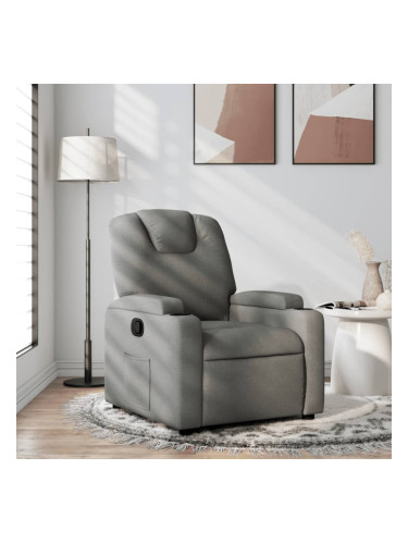 Sonata H Реклайнер, тъмносив, текстил