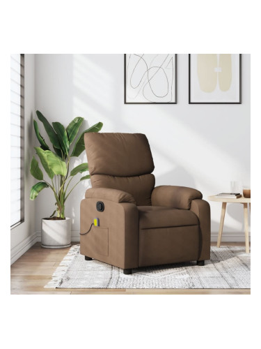 Sonata H Масажен наклоняем стол, кафяв, текстил