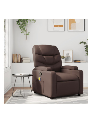 Sonata H Масажен наклоняем стол, кафяв, изкуствена кожа