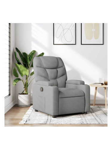 Sonata H Реклайнер стол, светлосив, текстил