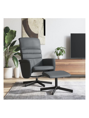 Sonata H Наклоняем стол с табуретка, сив, изкуствена кожа