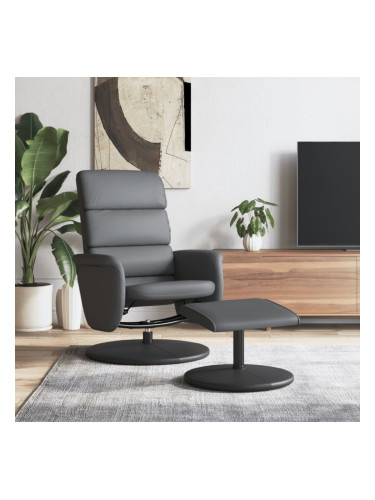 Sonata H Наклоняем стол с табуретка, сив, изкуствена кожа