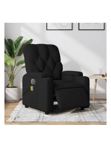 Sonata H Електрически масажен наклоняем стол, черен, текстил