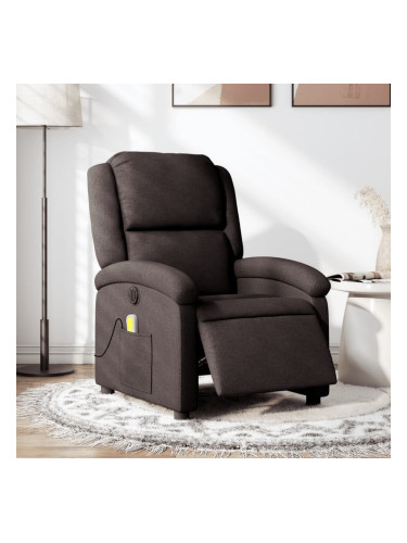 Sonata H Електрически масажен наклоняем стол, тъмнокафяв, текстил