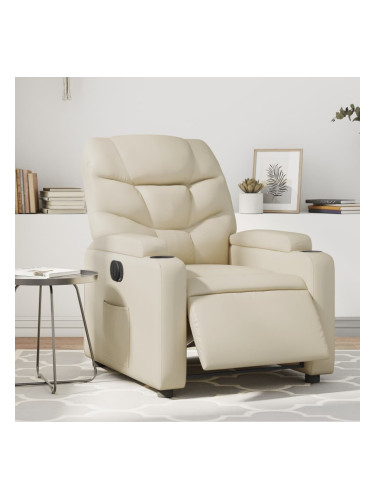 Sonata H Електрически наклоняем стол, кремав, изкуствена кожа