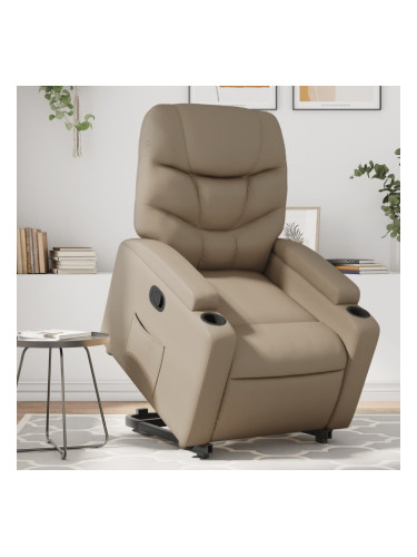 Sonata H Изправящ реклайнер стол, капучино, изкуствена кожа