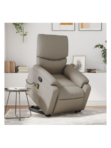 Sonata H Изправящ масажен наклоняем стол, капучино, изкуствена кожа