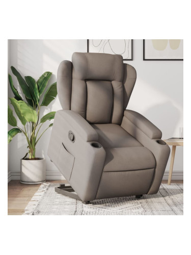 Sonata H Изправящ реклайнер стол, таупе, текстил