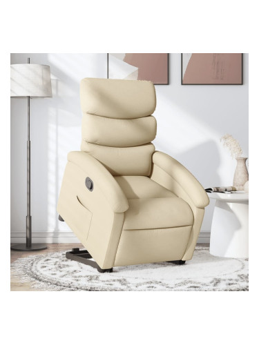 Sonata H Изправящ реклайнер стол, кремав, текстил