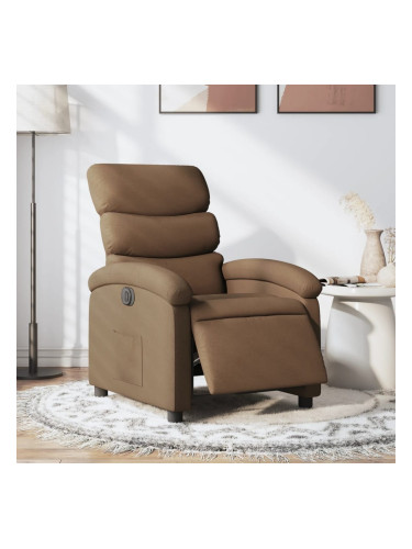 Sonata H Електрически наклоняем стол, кафяв, текстил