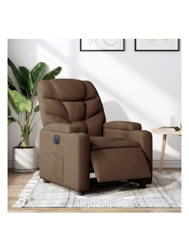 Sonata H Електрически наклоняем стол, кафяв, текстил