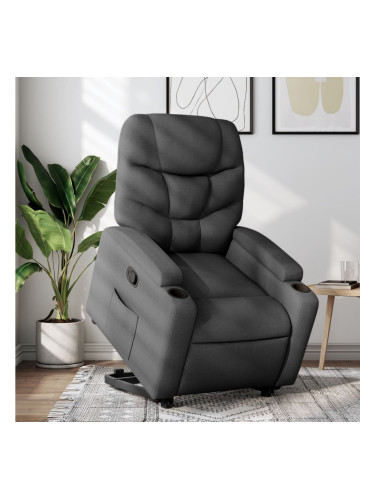 Sonata H Изправящ реклайнер стол, тъмносив, текстил