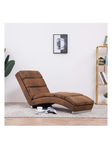 Sonata H Кушетка, кафява, изкуствен велур