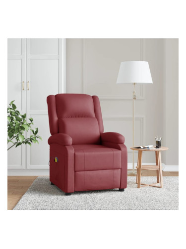 Sonata H Масажен стол виненочервен изкуствена кожа