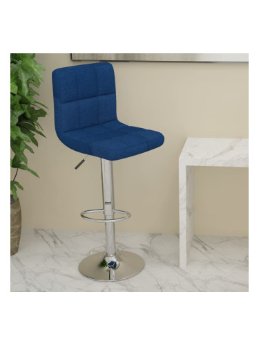 Sonata H Бар табуретка, синя, текстил